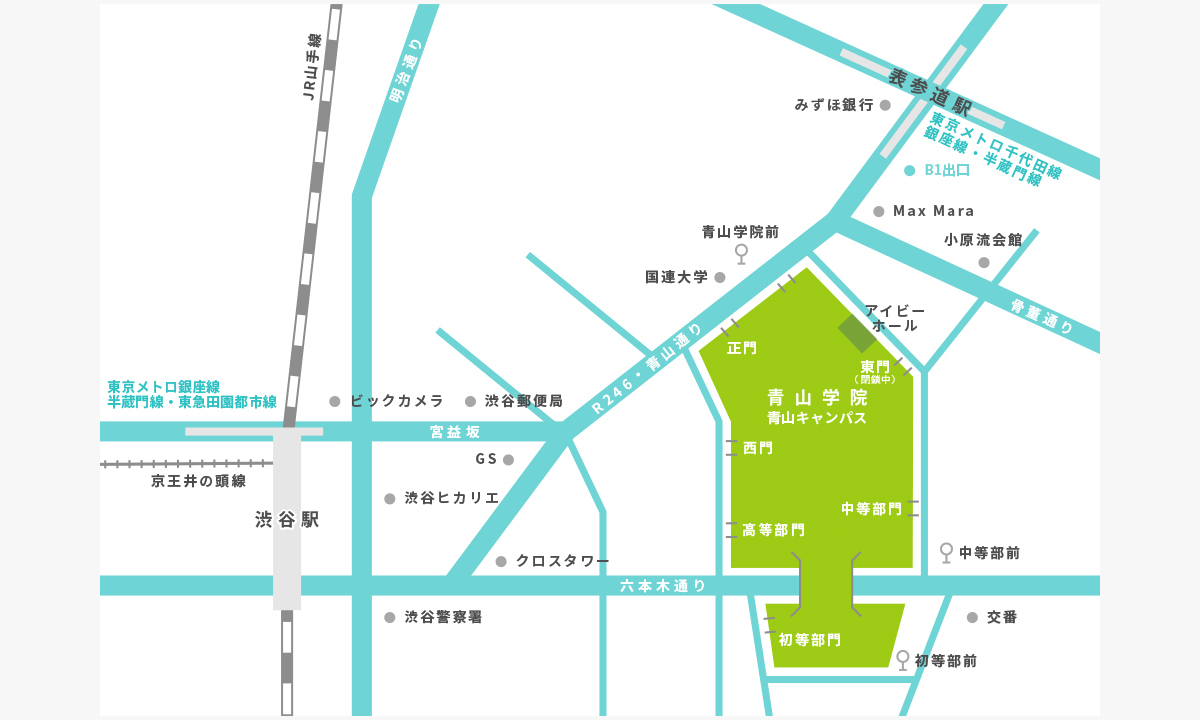 最寄駅からのアクセス